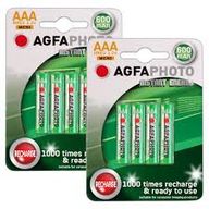 AGFAPHOTO Akkumulátor AAA 1.2V 900mAh 4db