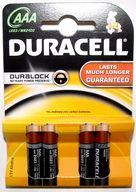 DURACELL DURALOCK Mikro elem AAA 1,5V 4db