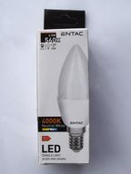 ENTAC LED Gyertya E14 6.5W 4000K